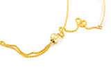 Diamond Cluster Bolo Bracelet - 14k Yellow Gold - 0.42ctw