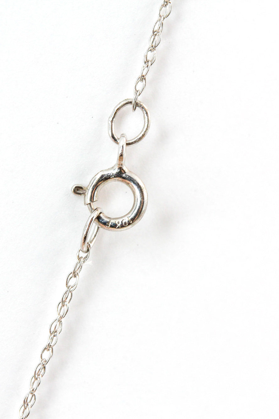 Diamond Cluster Star Necklace - 10k White Gold - 0.25ctw