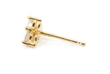 Diamond Cluster Stud Earrings - 14k Yellow Gold - 0.42ctw