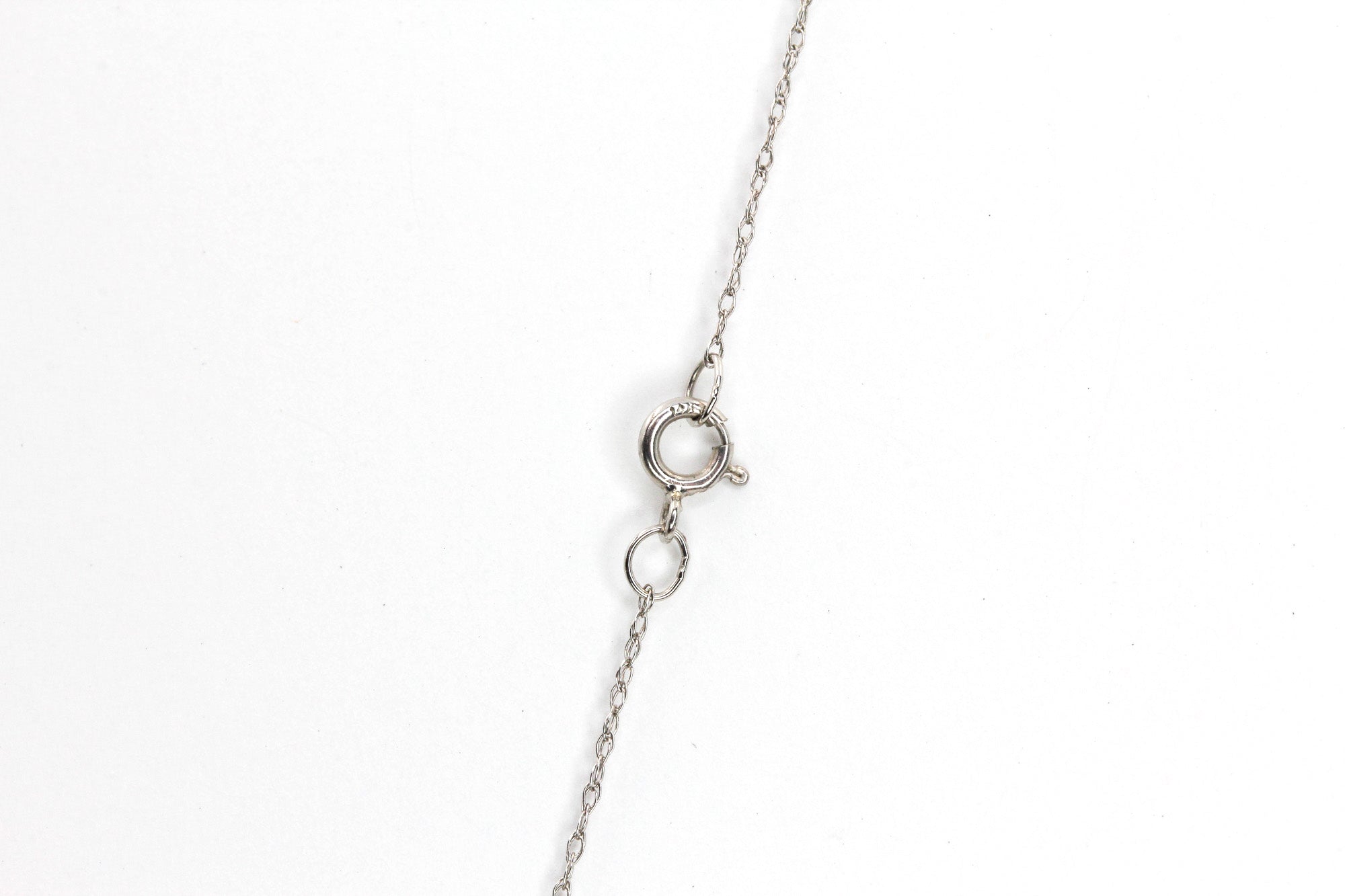Diamond Cross Pendant Necklace - 14k White Gold - 0.21ctw