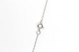 Diamond Cross Pendant Necklace - 14k White Gold - 0.21ctw