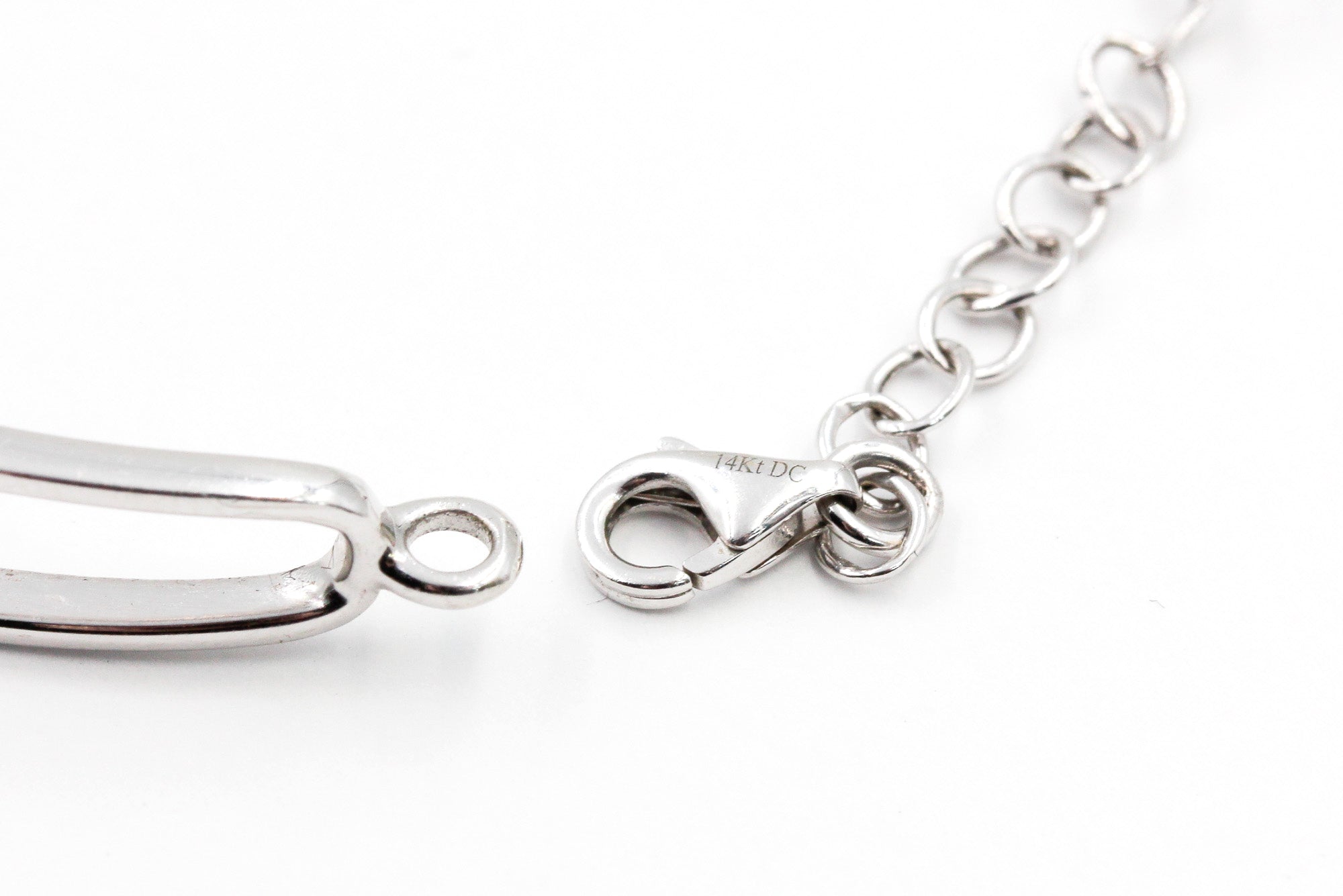 Diamond Cuff Bracelet - 14k White Gold - 1.06ctw