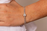 Diamond Cuff Bracelet - 14k White Gold - 1.06ctw