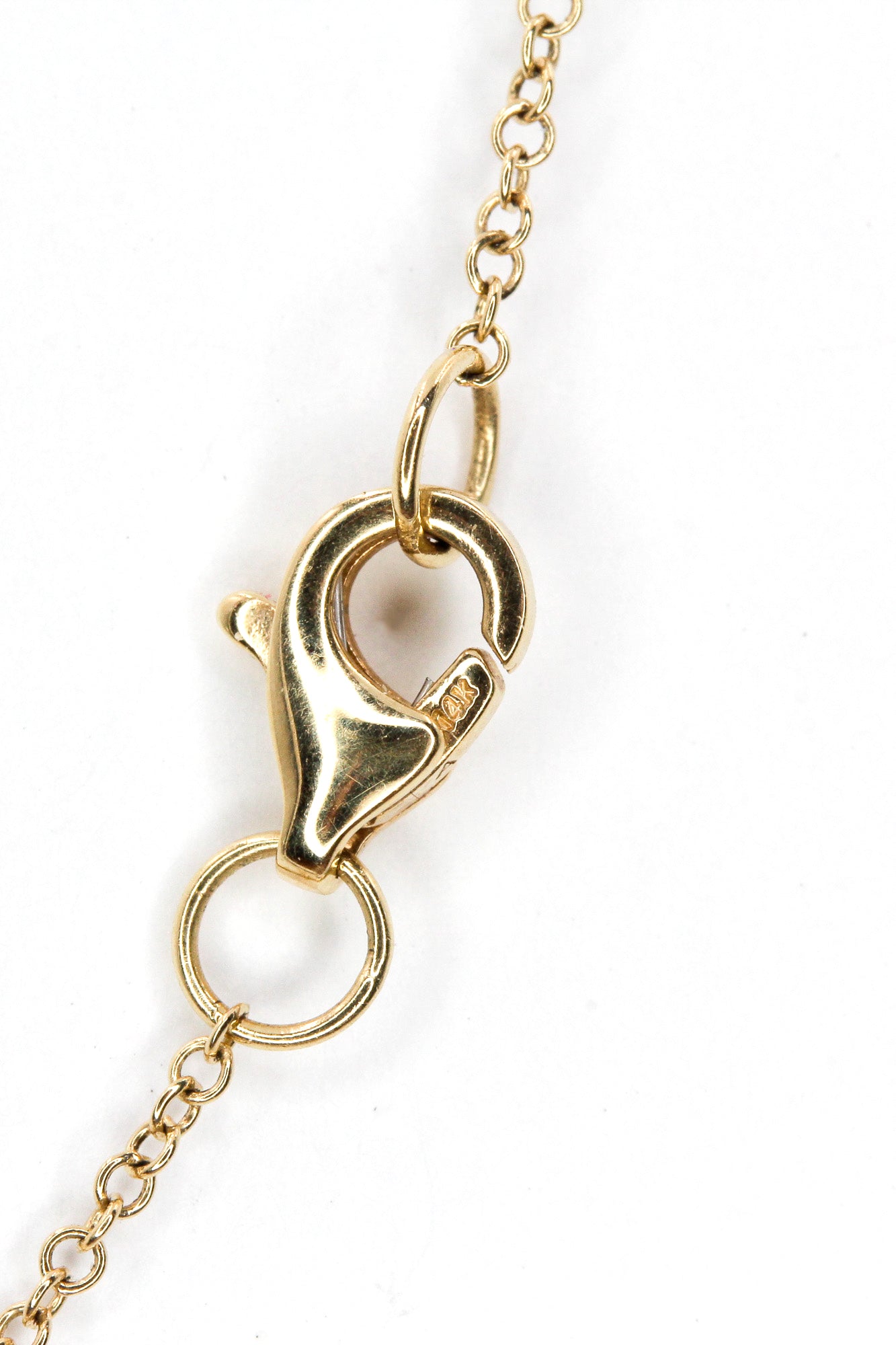 Diamond Disk Necklace - 14k Yellow Gold - 0.15ctw