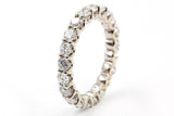 Diamond Eternity Band - 14k White Gold - 2.10ctw