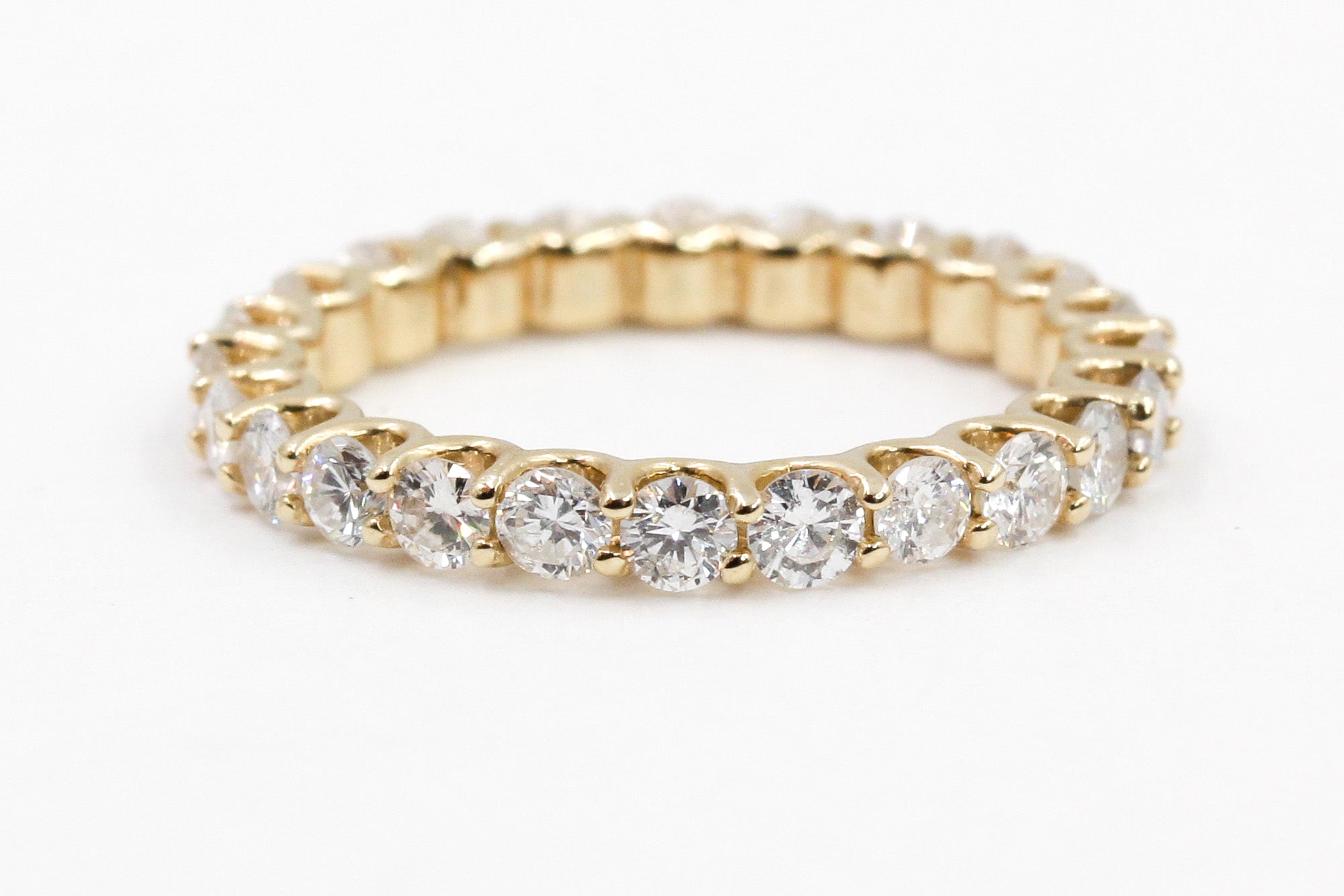 Diamond Eternity Band - 14k Yellow Gold - 1.44ctw