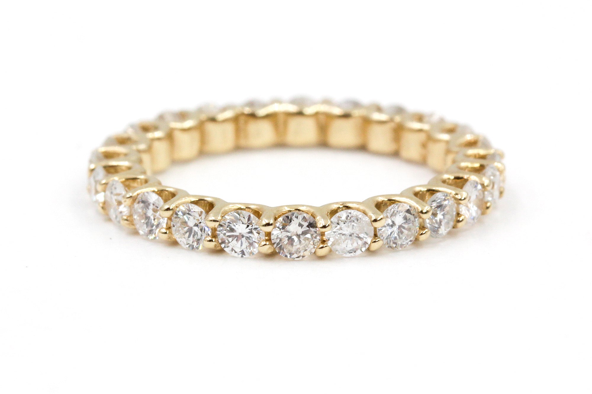 Diamond Eternity Band - 14k Yellow Gold - 1.44ctw