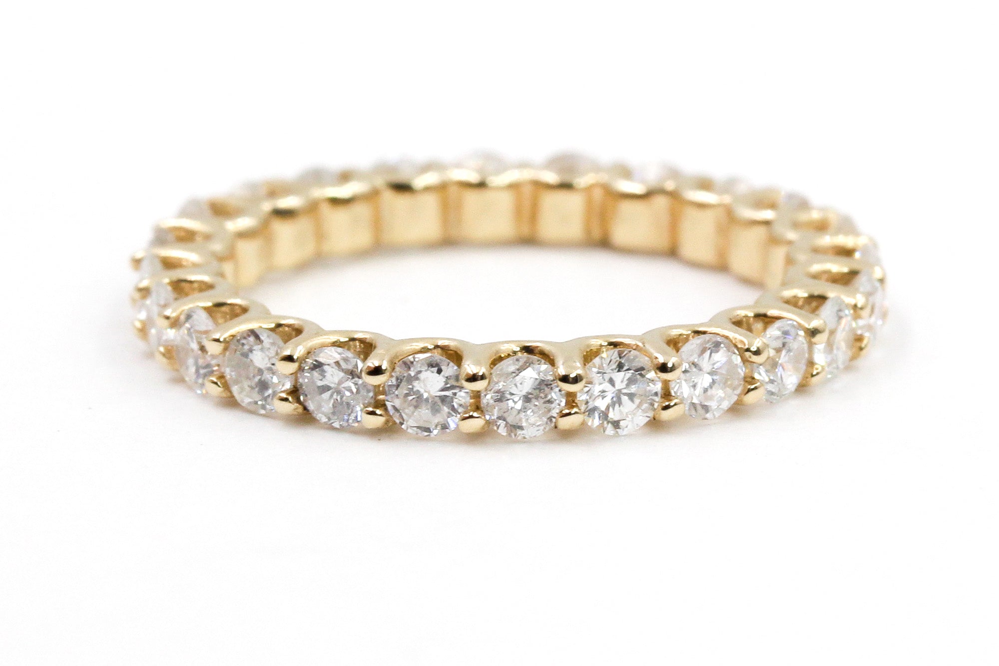 Diamond Eternity Band - 14k Yellow Gold - 1.44ctw