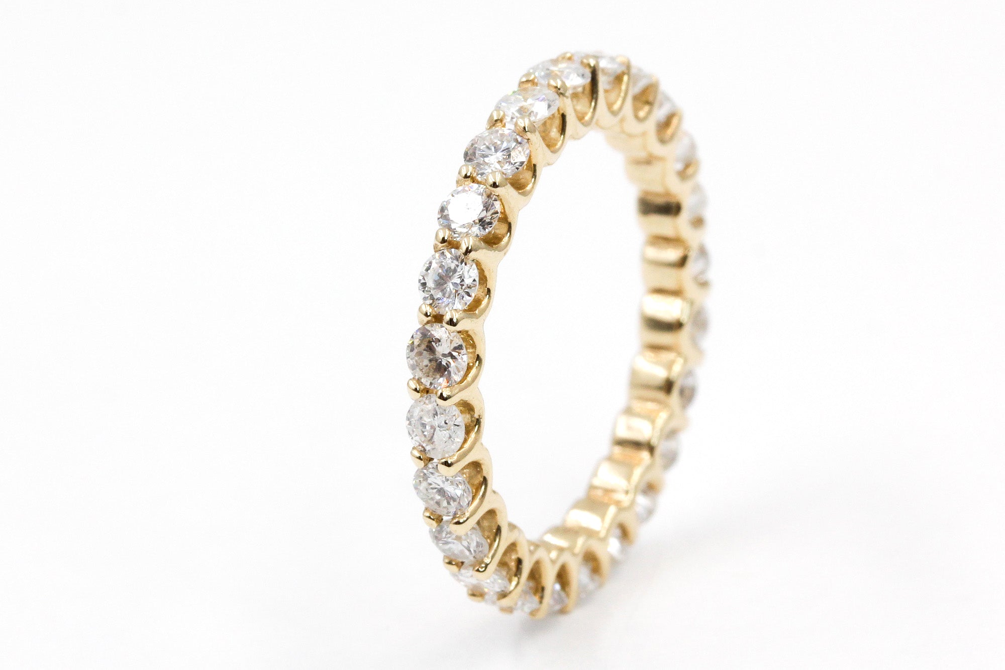 Diamond Eternity Band - 14k Yellow Gold - 1.44ctw