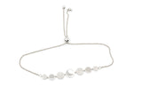 Diamond Fashion Bolo Bracelet - 14k White Gold - 0.25ctw