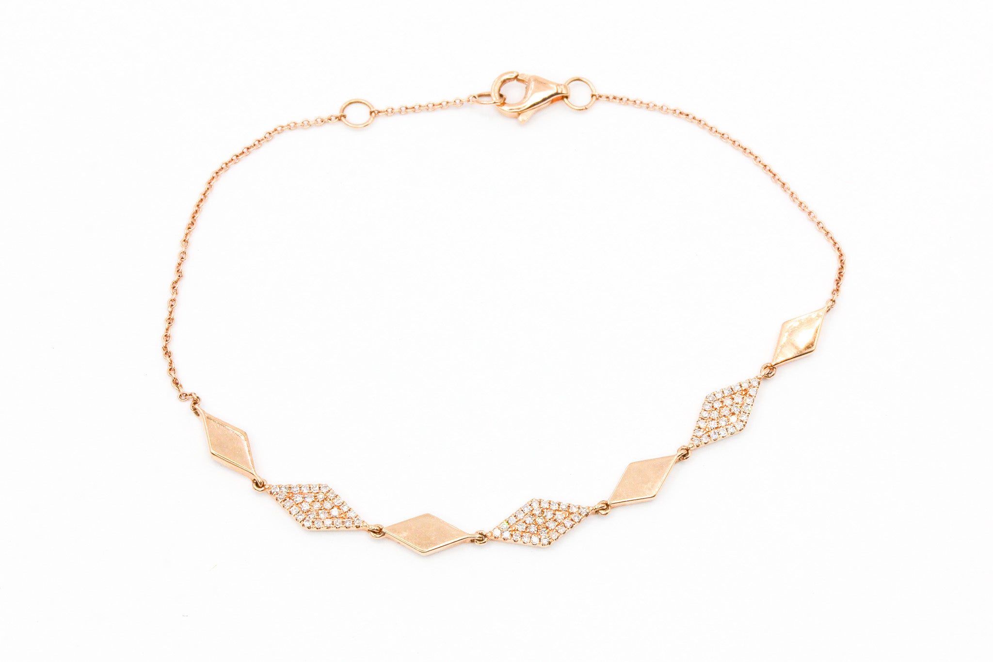 Diamond Fashion Bracelet - 14k Rose Gold - 0.25ctw