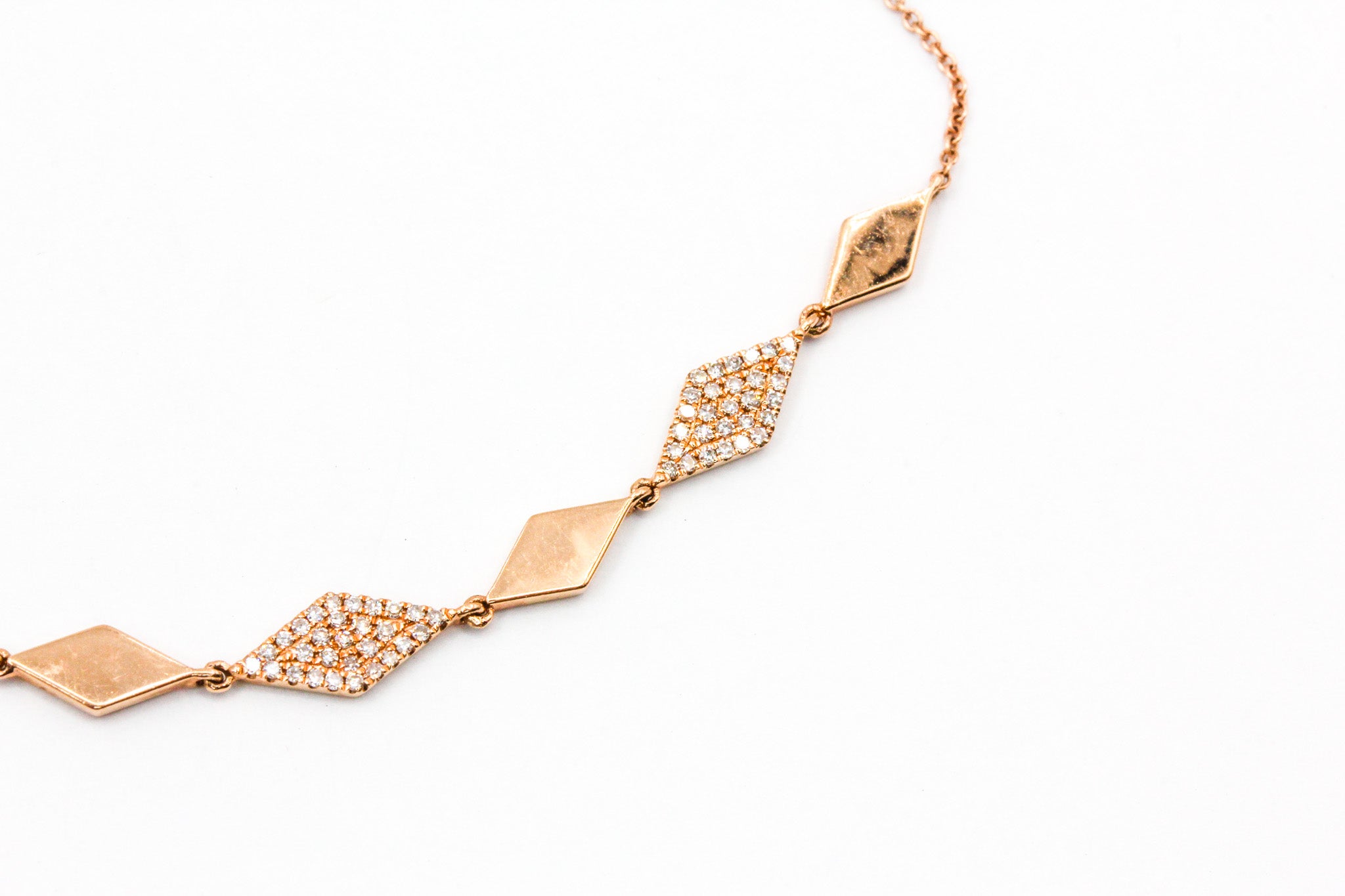 Diamond Fashion Bracelet - 14k Rose Gold - 0.25ctw