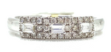 Diamond Fashion Ring - 14k White Gold - 0.33ctw