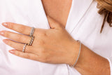 Diamond Flex Bangle Bracelet - 14k White Gold - 1.00ctw