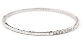 Diamond Flex Bangle Bracelet - 14k White Gold - 1.00ctw