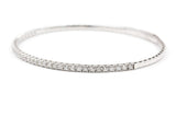 Diamond Flex Bangle Bracelet - 14k White Gold - 1.00ctw