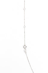 Diamond Flower Pendant Necklace - 14k White Gold - 0.46ctw