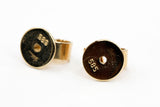 Diamond Flower Stud Earrings - 14k Yellow Gold - 0.16ctw