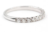 Diamond Half Eternity Band - 14k White Gold - 0.38ctw