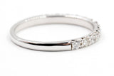 Diamond Half Eternity Band - 14k White Gold - 0.38ctw