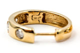 Diamond Hoop Earrings - 14k Yellow Gold - 16mm - 0.56ctw