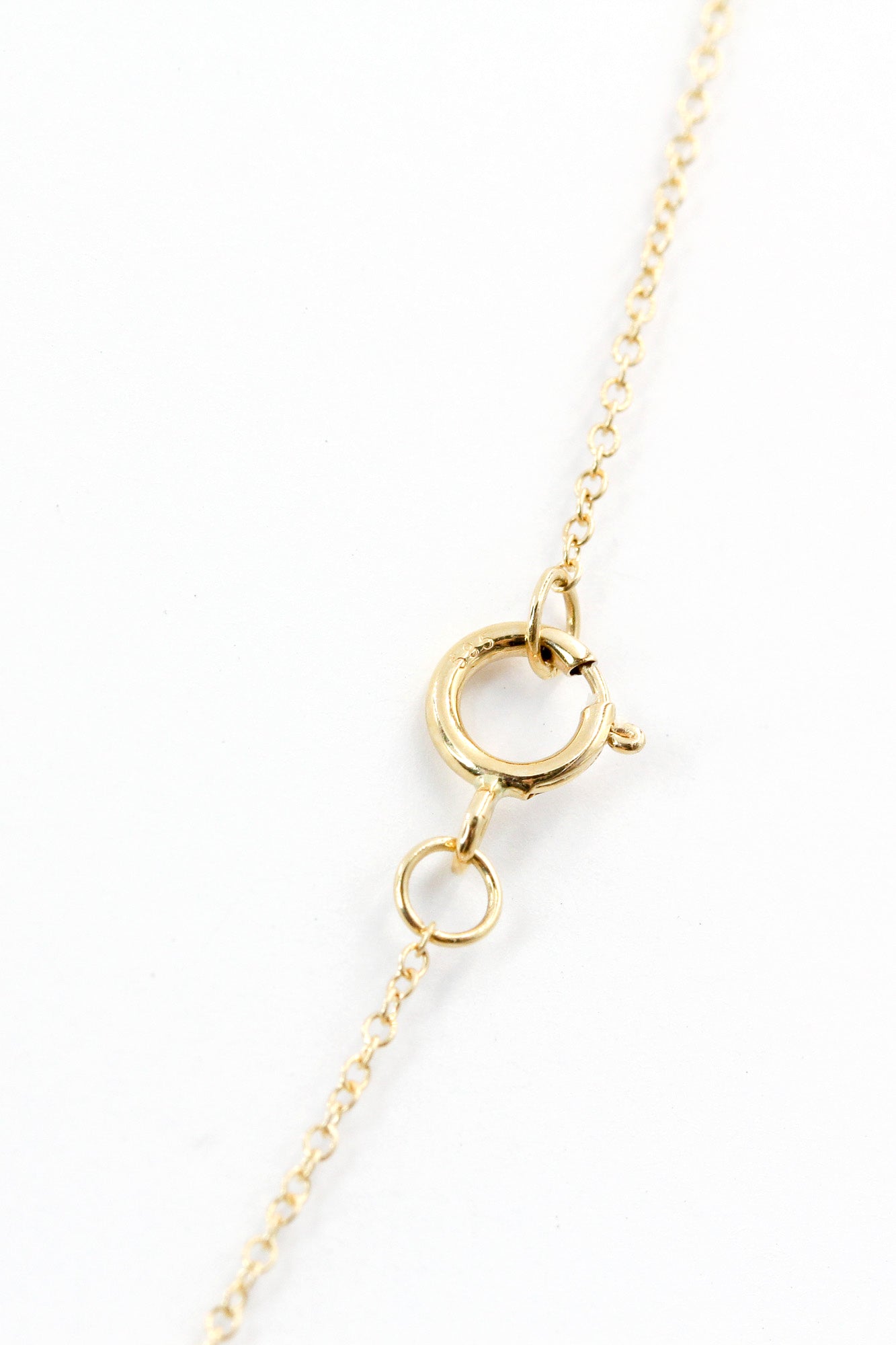 Diamond Horizontal Cross Necklace - 14k Yellow Gold - 0.10ctw