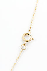 Diamond Horizontal Cross Necklace - 14k Yellow Gold - 0.10ctw