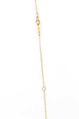 Diamond Lariat Necklace -  14k Yellow Gold - 0.84ctw