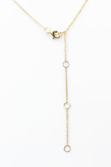 Diamond Open Clover Necklace - 14k Yellow Gold - 0.08ctw