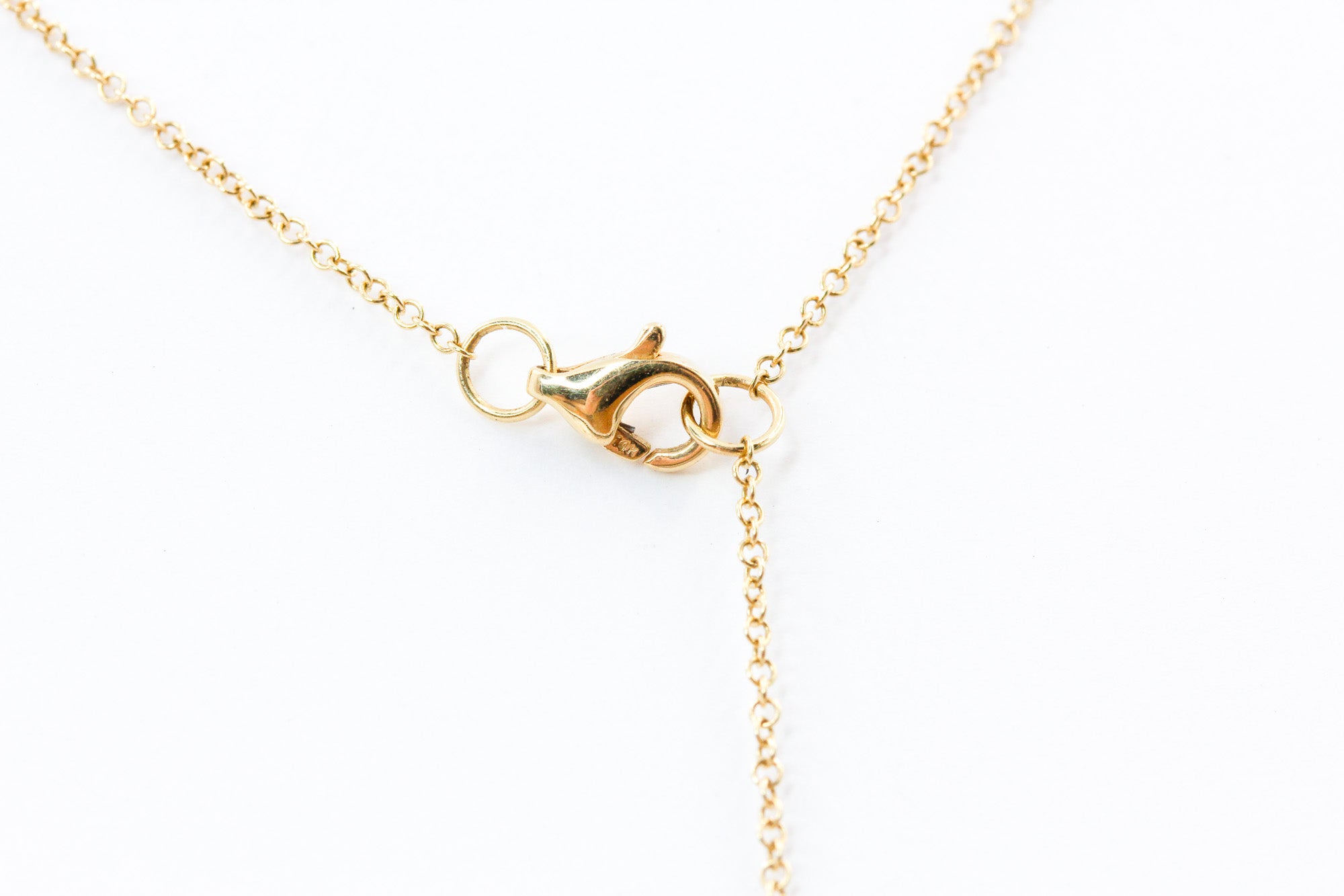 Diamond Open Clover Necklace - 14k Yellow Gold - 0.08ctw
