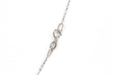 Diamond Pear Drop Necklace - 14k White Gold - 0.12ctw