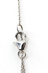 Diamond Solitaire Necklace - 14k White Gold - 0.40ctw