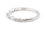 Diamond Stackable Band Ring - 10k White Gold - 0.20ctw