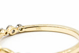 Diamond Stackable Band Ring - 10k Yellow Gold - 0.20ctw