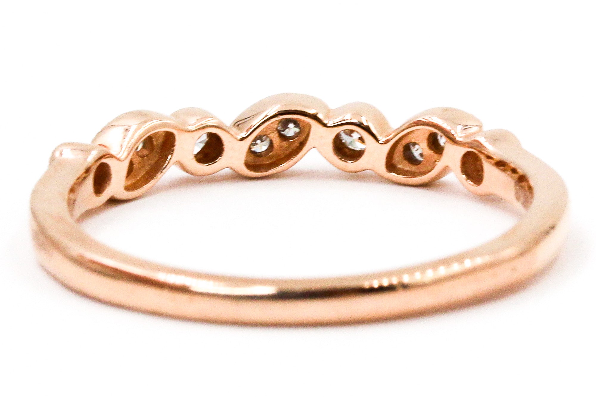 Diamond Stackable Ring - 10k Rose Gold - 0.15ctw
