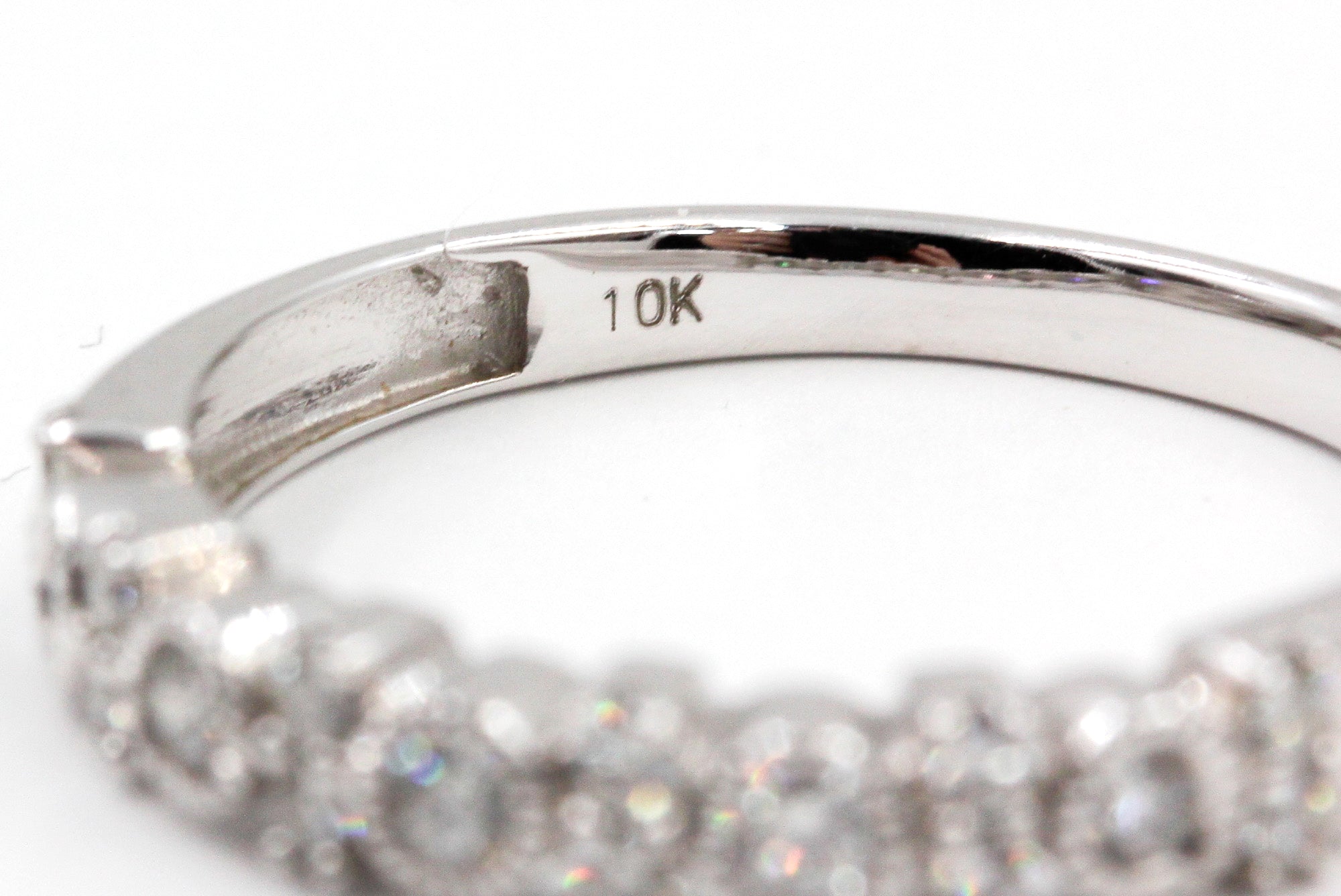 Diamond Stackable Ring - 10k White Gold - 0.25ctw