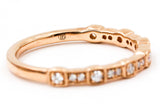 Diamond Stackable Ring - 14k Rose Gold - 0.16ctw