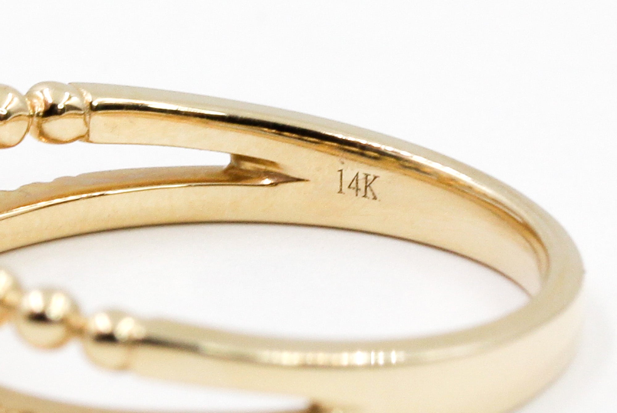 Diamond Stacked Ring - 14k Yellow Gold - 0.16ctw