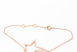 Diamond Star Bracelet - 14k Rose Gold - 0.20ctw