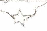 Diamond Star Bracelet - 14k White Gold - 0.20ctw