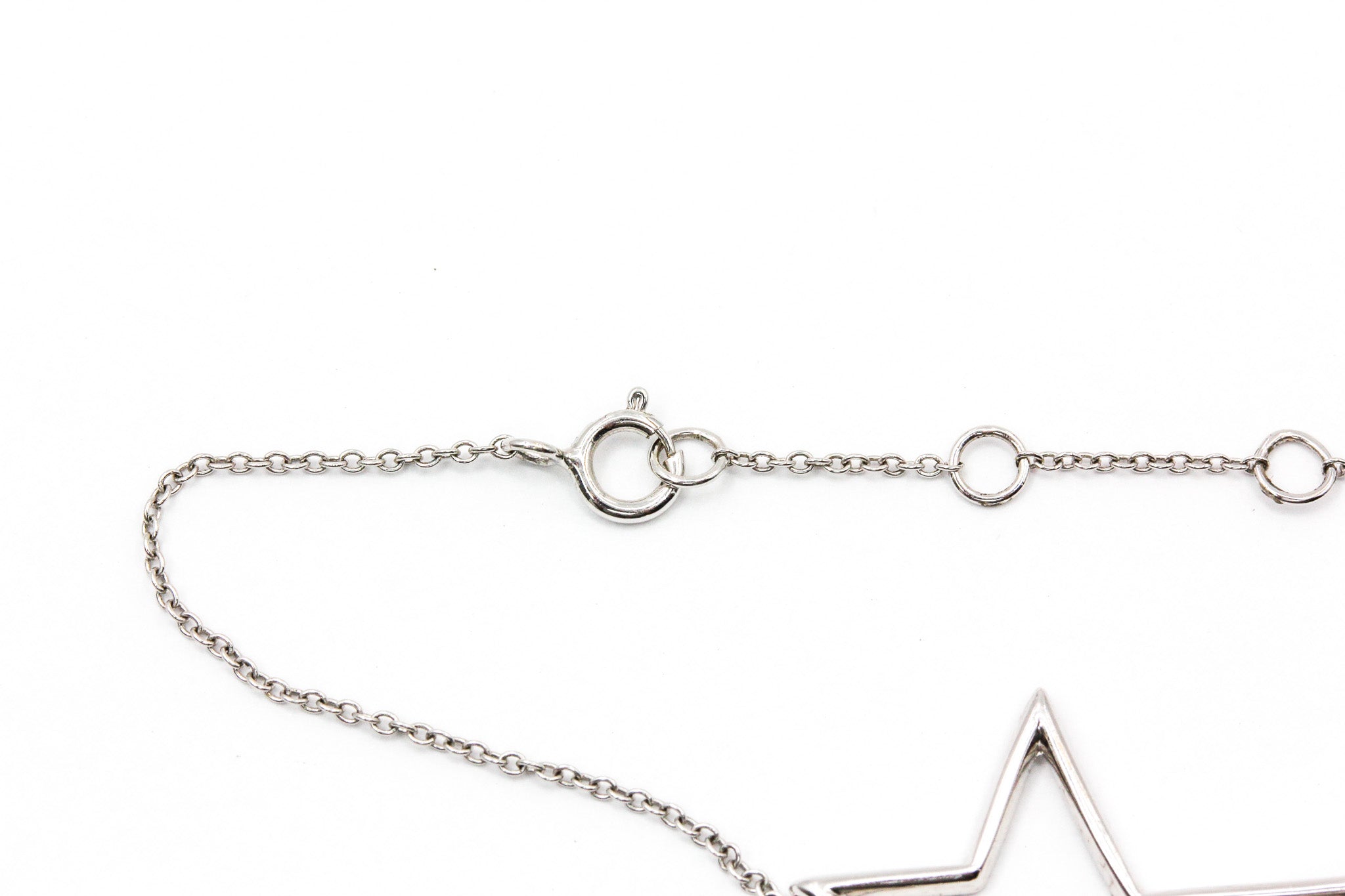 Diamond Star Bracelet - 14k White Gold - 0.20ctw