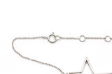 Diamond Star Bracelet - 14k White Gold - 0.20ctw