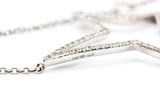 Diamond Star Bracelet - 14k White Gold - 0.20ctw