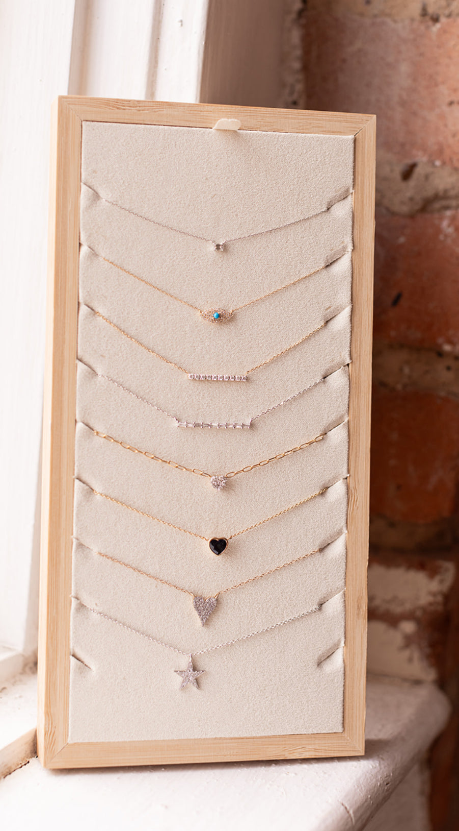 Diamond Star Necklace - 14k White Gold - 0.10ctw