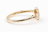 Diamond Star Ring - 10k Yellow Gold - 0.08ctw
