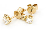 Diamond Stud Drop Earrings - 14k Gold - 0.30ctw