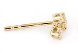 Diamond Stud Drop Earrings - 14k Gold - 0.30ctw