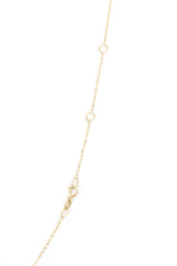 Diamond Teardrop Necklace - 10k Yellow Gold - 0.10ctw