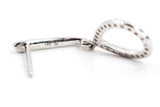 Diamond Teardrop Earrings - 14k White Gold - 0.24ctw
