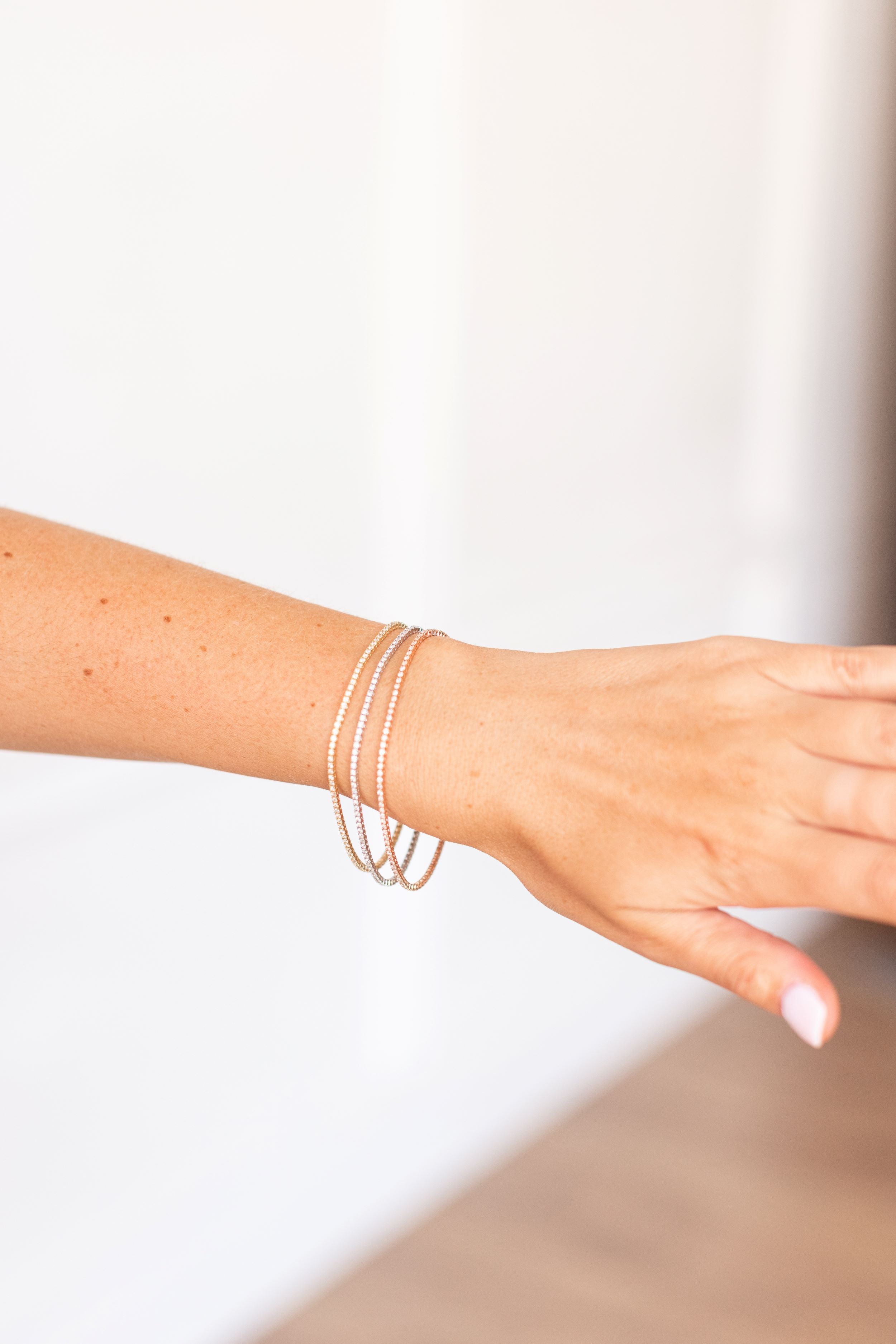 Diamond Tennis Bracelet - 14k Rose Gold - 1.00ctw